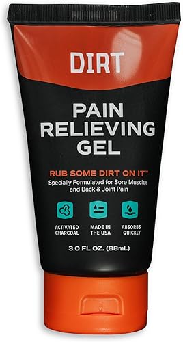 Gel para aliviar el dolor de suciedad, músculos doloridos, dolores de espalda, tensiones, moretones, esguinces y alivio de las articulaciones,