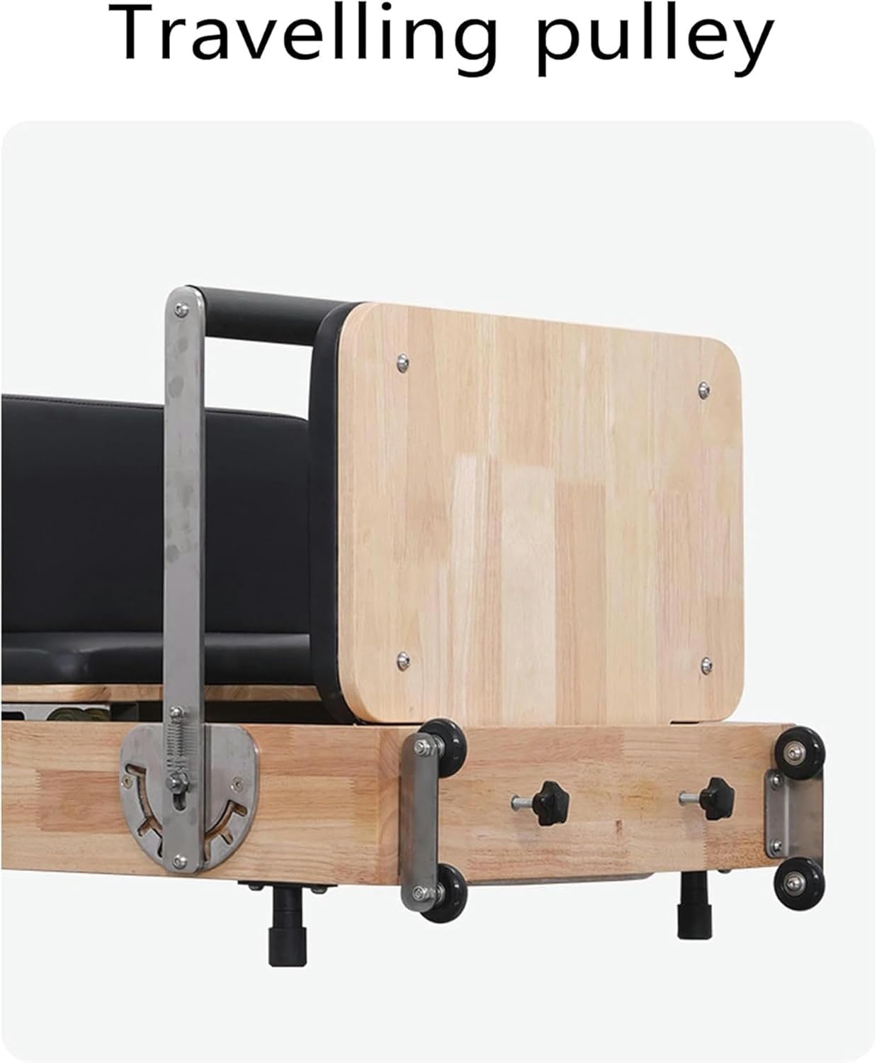 Wzglod Foldable Pilates Reformer Machine,Pilates Springboard, Exercise Equipment, Yoga Fitness Trainer Suitable for Home & Gym Yoga Training