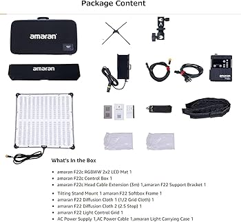 Amazon.com : Aputure Amaran F22c 200W RGBWW Flex LED Photo Light