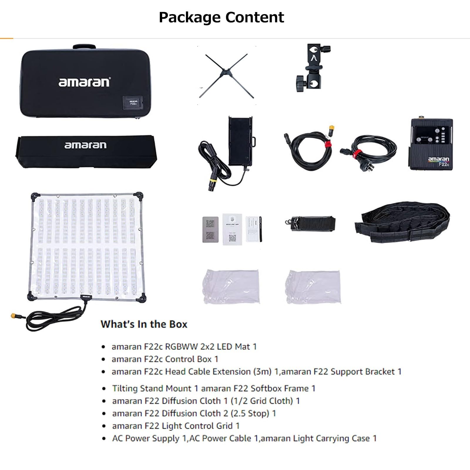 Amazon | Aputure Amaran F22c 200W RGBWW フレックス LED フォト