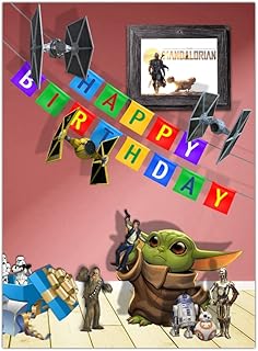 Baby Yoda Birthday Card, Mandalorian Baby Yoda Birthday Card, Star Wars Yoda Birthday Card