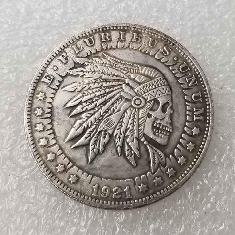 LKTingBax Morgan Hobo Coins - 1921 Hobo Nickel Coin -Old Coin Collecting-Silver Dollar USA Old Morgan Dollar -Discover History of US Coins Making Life Easier