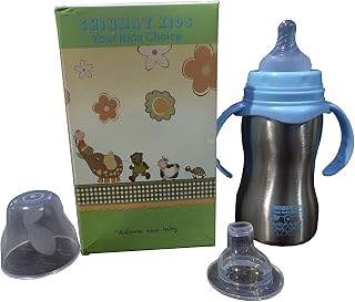 Crawl'in Thermal Insulation Stainless Steel Newborn Baby Feeding Bottle 290ML