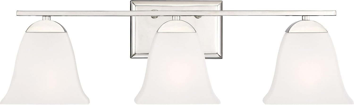 Quoizel CTW8603PK Three Bath Vanity Lighting, Polished Nickel