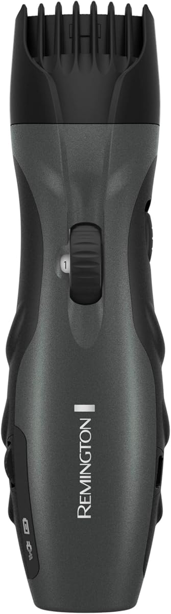 Recortadora de barba para hombres, recortadora de barba y cabello inalámbrica | Cuchillas recubiertas de cerámica para un nitidez duradera, rueda de zoom ajustable (1–18 mm), batería recargable para un cuidado flexible