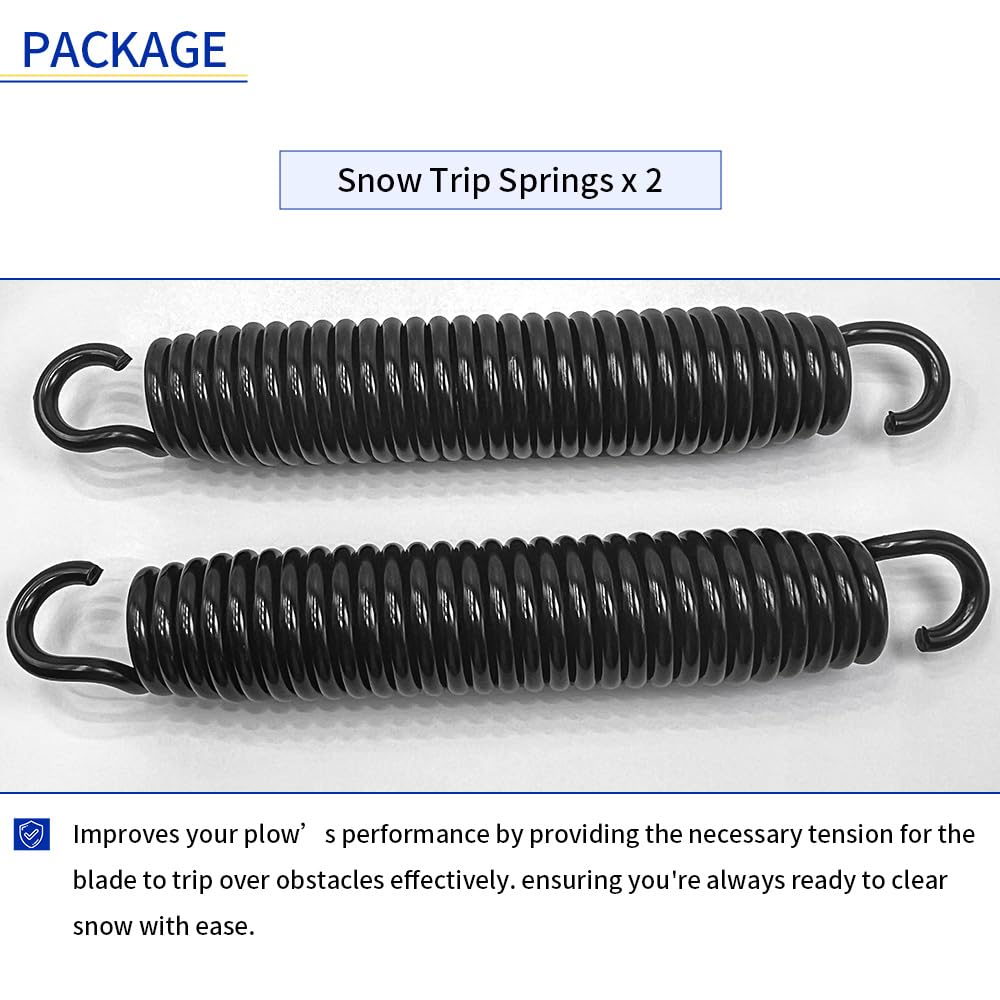 2-Pack Snow Trip Springs (No Eyebolts) For Meyer & Diamond C, ST, HM Series Snow Plows - OEM #07017 1302010