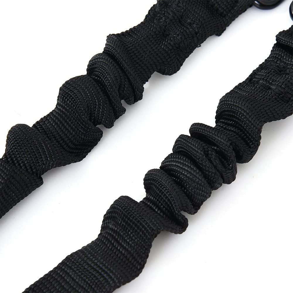2 bis 1 Punkt Gewehrriemen, verstellbar Gun Sling Trageriemen, Taktisches Gewehr Bungee Sling mit Schnalle für Jagd Schießen,Freien,Militärtraining