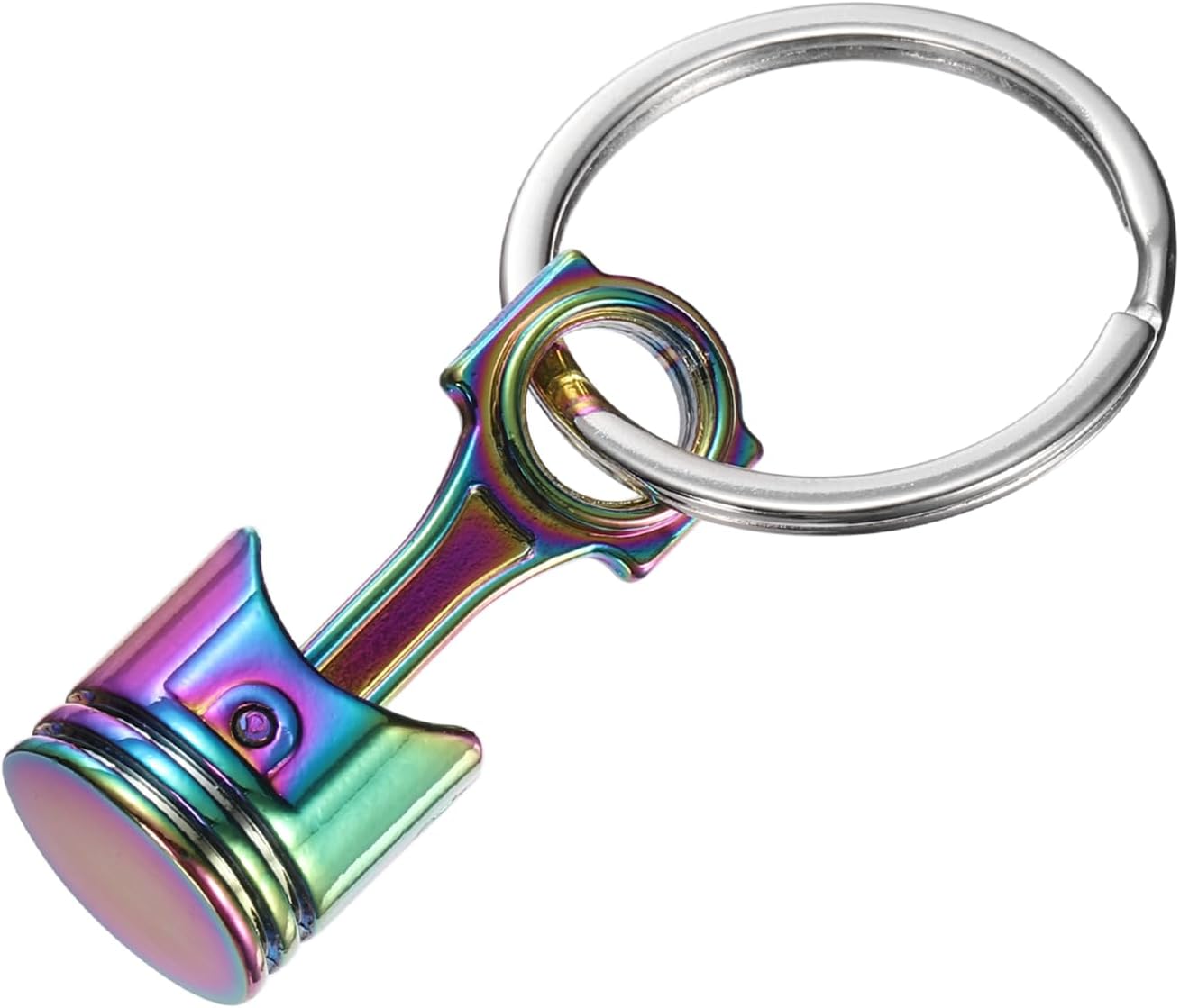 HARFINGTON Wide Piston Keychain Car Piston Auto Parts Key Chains Keyring