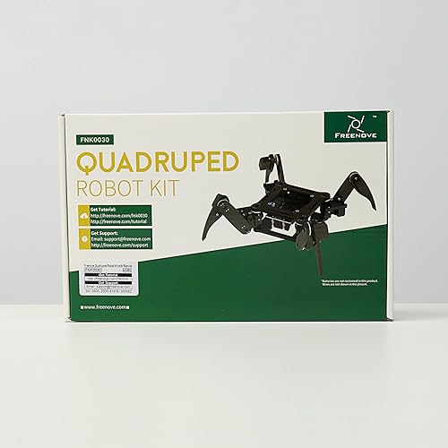 Vista 8 de Freenove Kit de robot cuadrúpedo con control remoto (compatible con Arduino IDE), torsión de arrastre para caminar, control remoto de aplicaciones