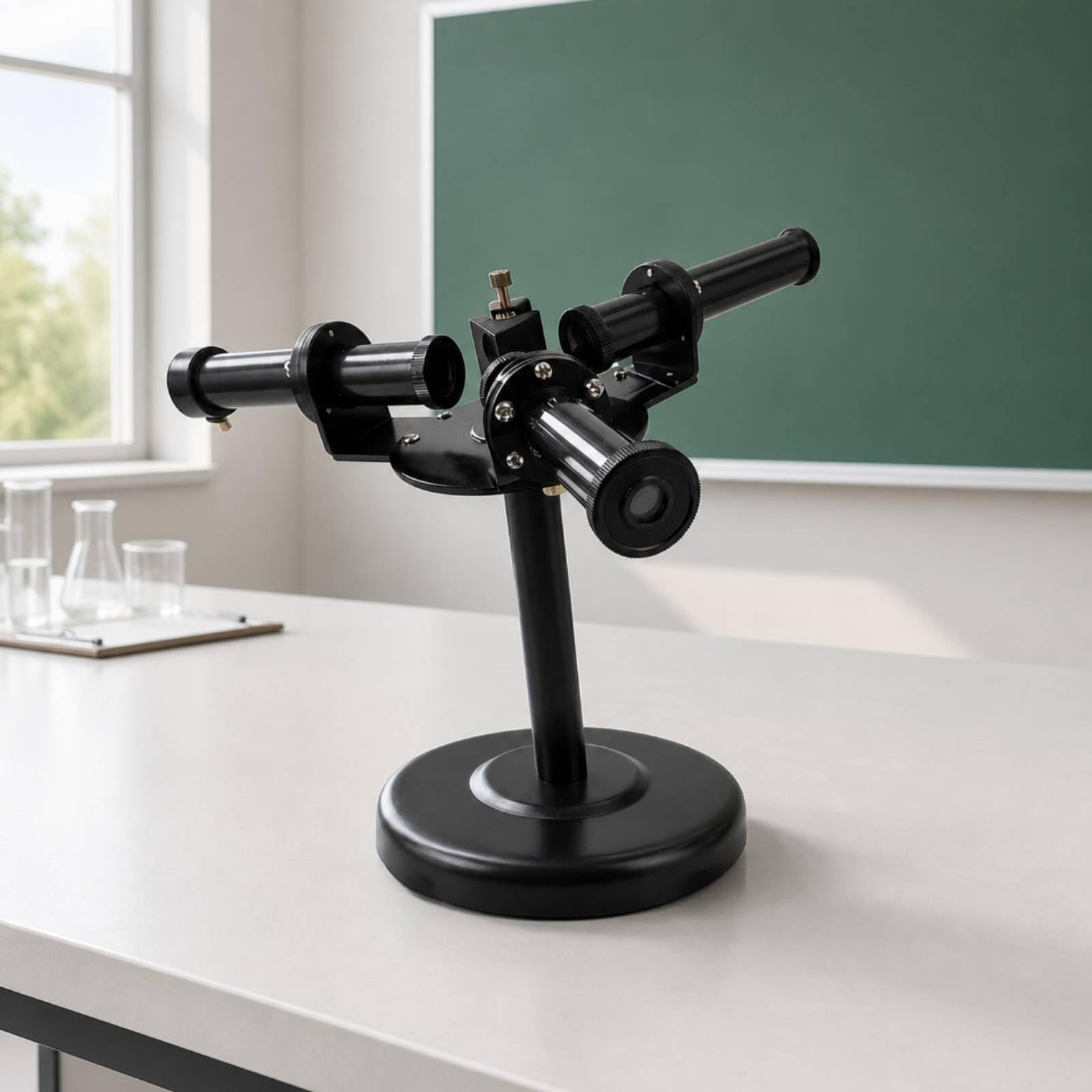 Spettroscopio a Didattico Spettroscopio con da Banco Strumento Ottico per Laboratorio di Fisica