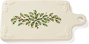 Lenox 890760 Holiday Porcelain Cheeseboard, Christmas Hosting