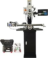 LGXEnzhuo RCOG-28V 1300W Brushless Milling Drilling Machine R8 Taper 50-2250RPM 27.5x7" Table for Metal Wood DIY