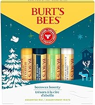 Burt's Bees Lip Balm Gift Set, Beeswax, Vanilla Bean, Cucumber Mint, Coconut & Pear, Lip Balm Multipack, 4x4.25g