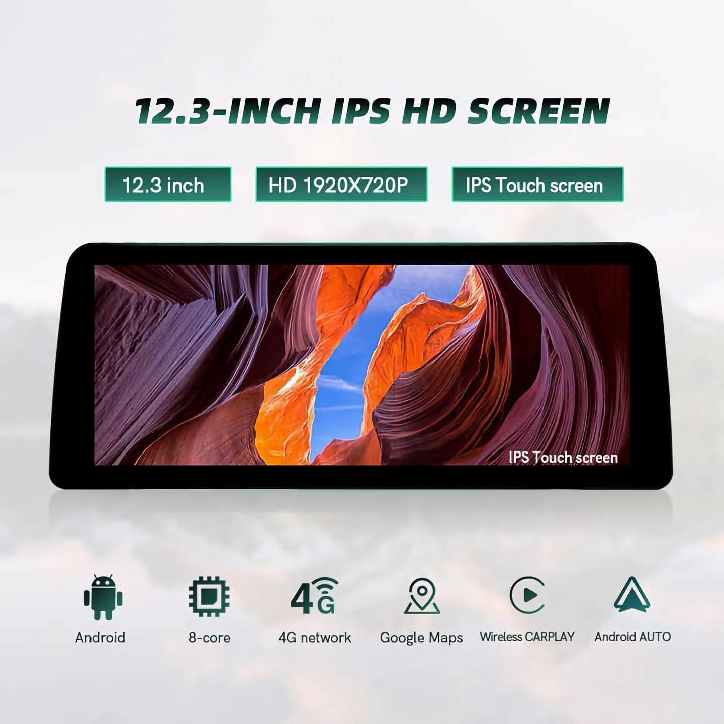 12.3-inch IPS HD Screen Features