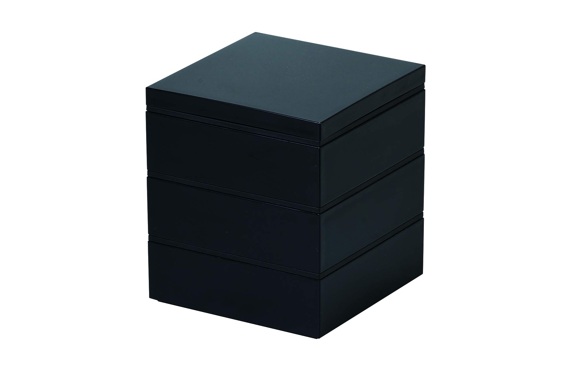 Pearl Metal 3-Tier Jūbako Box, Black