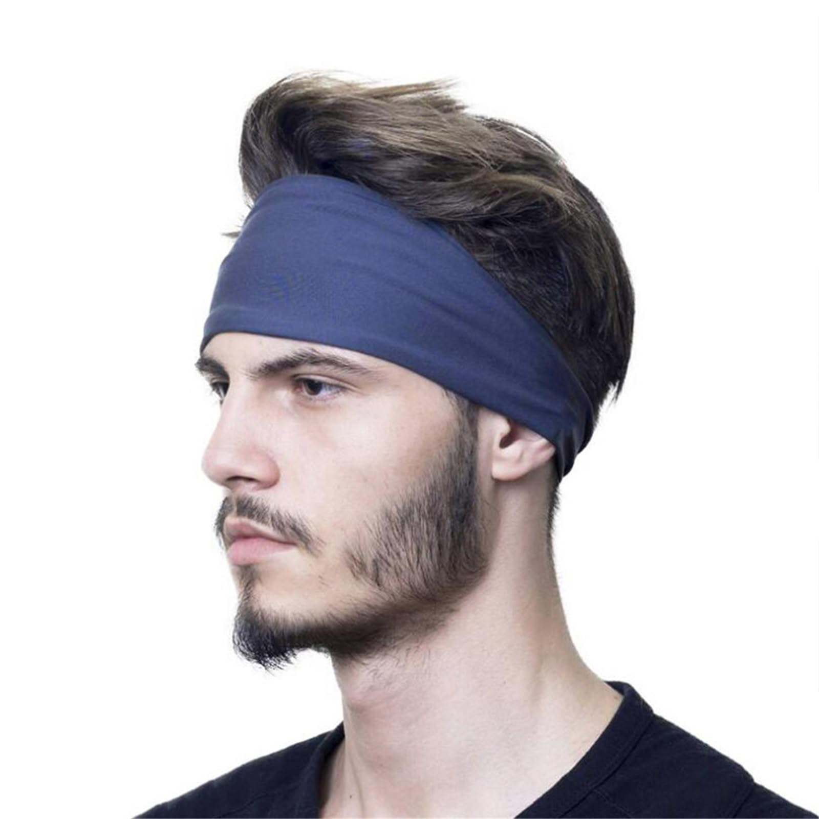 Bandeau D'Hiver 6 pièces bandeau de Sport Fitness bandeau de sueur bandeau de cheveux Tennis Yoga absorber la sueur bandeau de basket-ball en cours d'exécution bandeau de sueur femmes hommes Pour La D