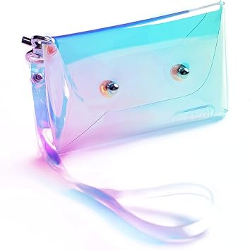 mumi Holographic Coin Pouch | Stylish and Ultra-Functional | Fits All your Essentials | Coin purse size 2.75 x 3.5 inches