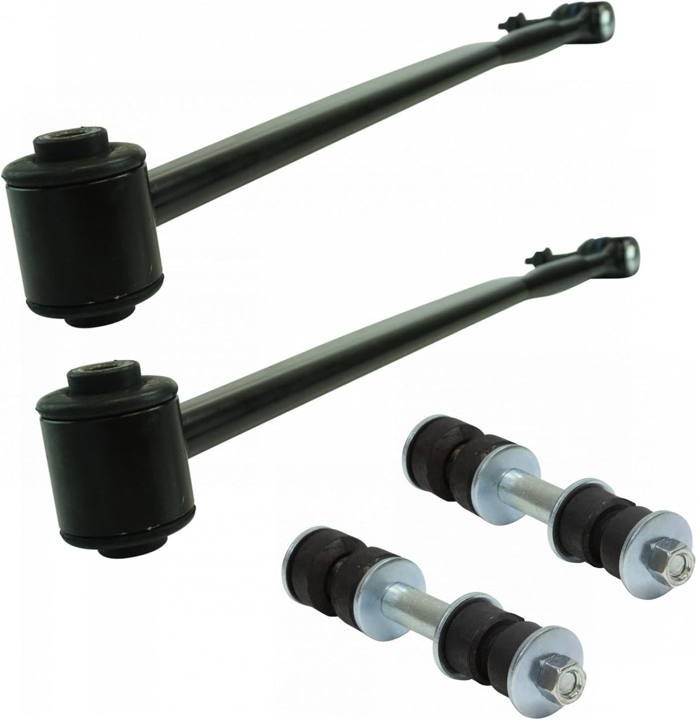 TRQ Rear Suspension Kit Sway Bar Stabilizer Link Trailing Arm Compatible with 97-11 Buick 99-11 Cadillac 99-03 Oldsmobile 00-05 Pontiac