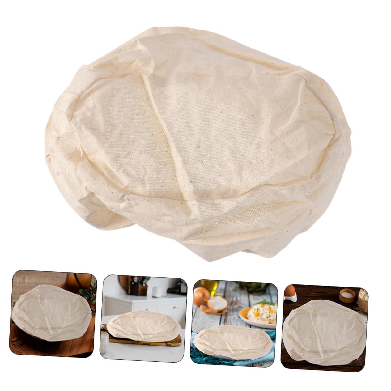 Cabilock 20stücke Brot Gärkörbe Mit Leinenbezug Hochwertige Stoffüberzüge Für Teigführung Und Optimale Fermentation Für Hausgebrauch Und Bäckerei