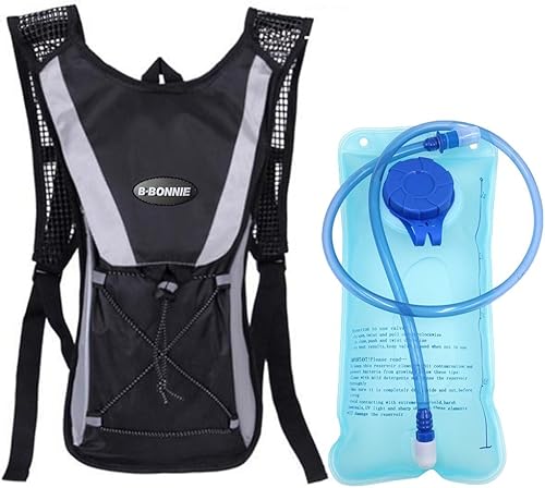 Mochila de agua con vejiga para andar en bicicleta Senderismo, escalar + 2L Bolsa de hidratación