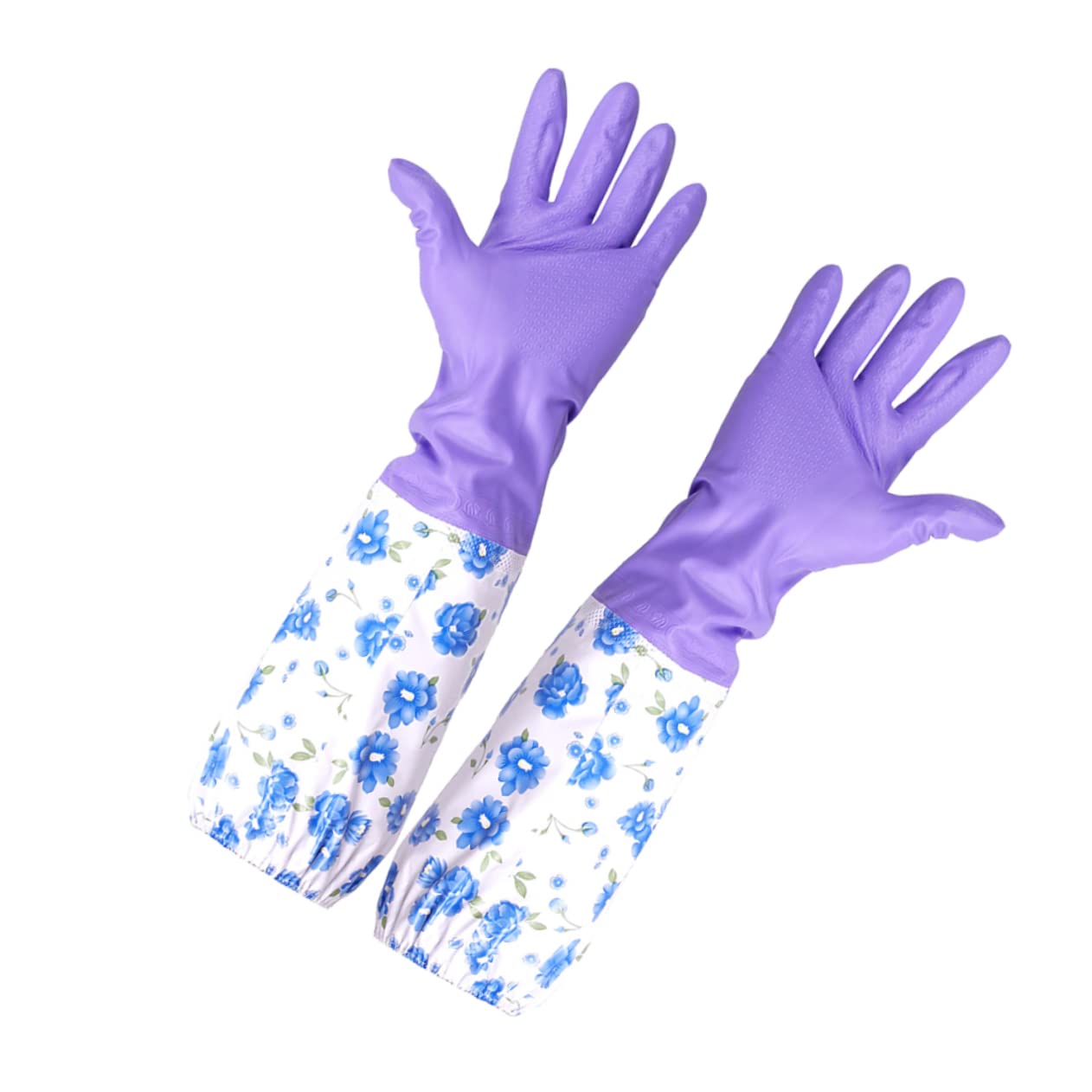 minkissy 3paare Lange Gummihandschuhe Für Reinigung Wasserdichte Rutschfeste Haushaltshandschuhe Mit Langem Bündchen Für Küche Und Aquarium