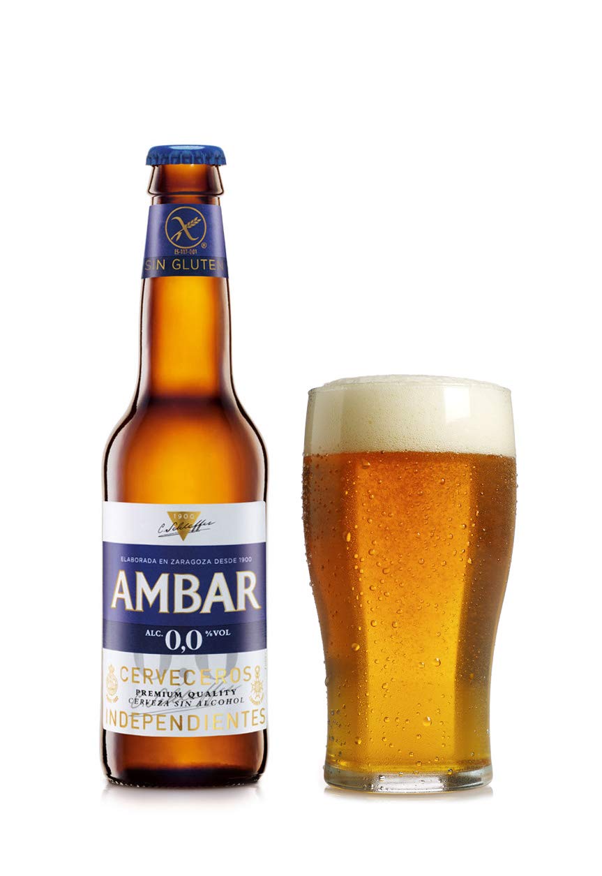 Confez. 24 AMBAR birra analcolica 0,0% alcol senza glutine 33 cl