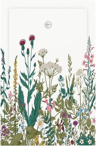 Miniatura 101 de Cubiertas de Interruptor de Luz de 1 Pandilla Bosques Animales Flores Hierba Árboles Placa de Pared Decorativa Interruptor Eléctrico para Decoración