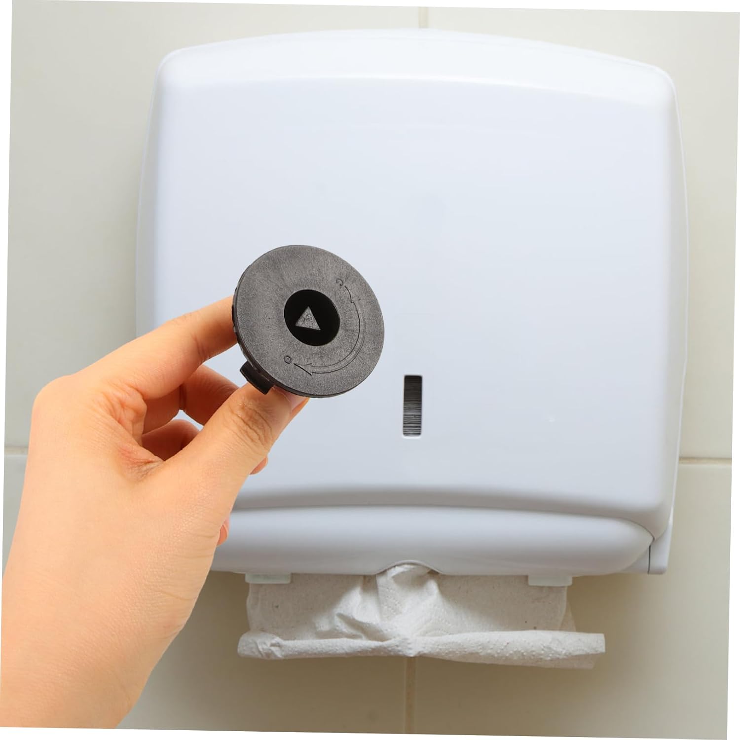 2pcs Paper Roll Dispenser Lock Replacement for Commercial Paper Towel Holders Secure and Practical Locking Mechanism for Enhanced Safety and Cleanliness