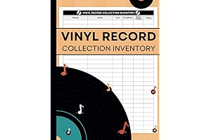 Vinyl Record Collection Inventory Log Book For Vinyl Record Collectors