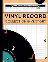 Vinyl Record Collection Inventory: Log Book For Vinyl Record Collecting | For Vinyl Record Collectors | Large