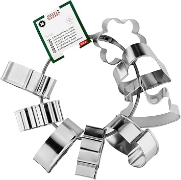 Kaiser COOKIE CUTTER RING OF 8 MEDIUM