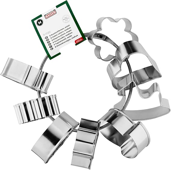 Kaiser COOKIE CUTTER RING OF 8 MEDIUM