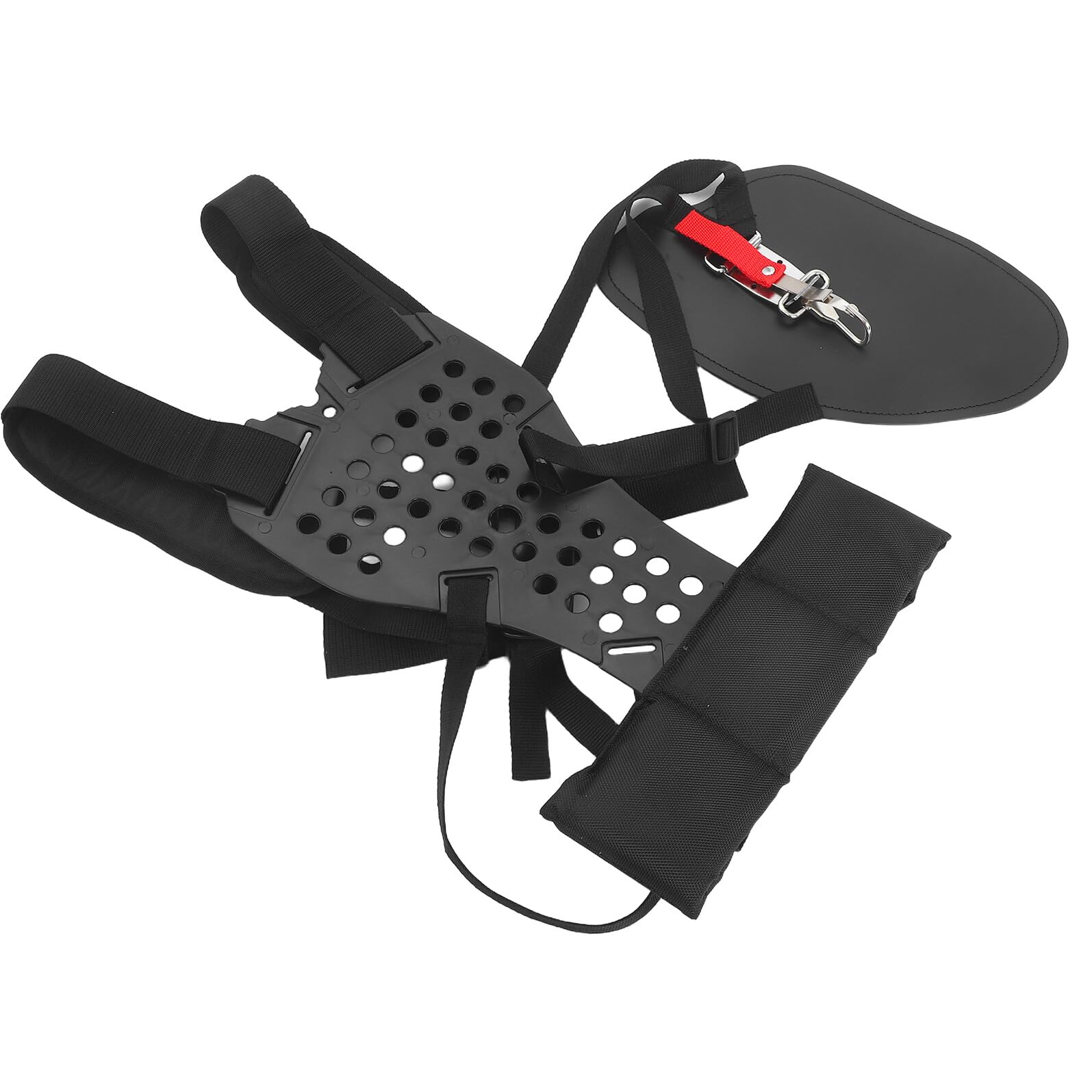 Correa de para Cortacésped Ajustable y Acolchada Soporte Ventilado para Desbrozadora Cortasetos y Soplador de Cinturón Ergonómico para Jardín