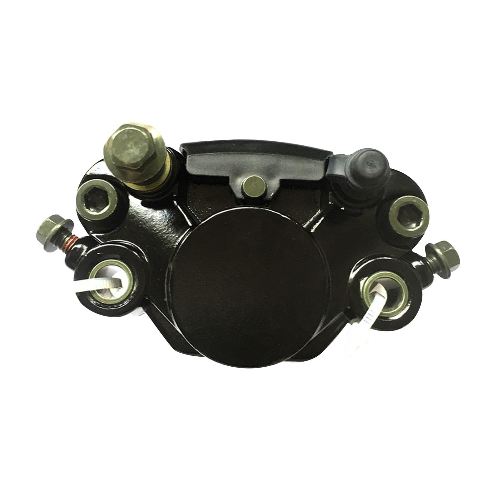 Duraderas Pinza de Freno Trasero Delantero hidráulico for Motocicleta, Duradera Negra, reemplaza el Pastillas del Cilindro Maestro