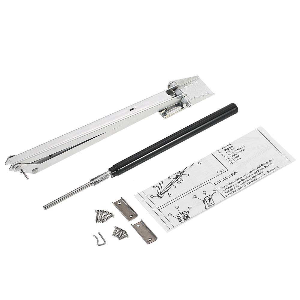 Ouvre-Fenêtre Automatique Double Ressort - Ouvre-Bouche Serre Température Aluminium Inoxydable