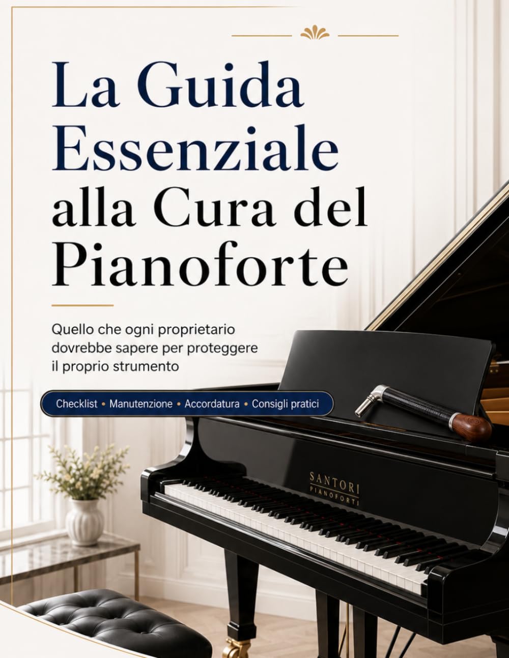 La Guida Essenziale alla Cura del Pianoforte: Quello che ogni proprietario dovrebbe sapere per proteggere il proprio strumento, mantenerlo piacevole ... e capire quando è il momento di intervenire