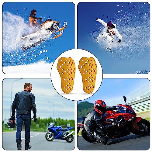 Surlim CE Level 2 Motorcycle Armor Motorcycle Elbow Knee Protector CE Elbow Knee Armor for Motorcycle Jackets Pants Inserts Pads [Pair]（Elbow/Knee） - Thumbnail 7