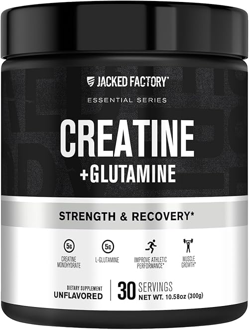 Jacked Factory Creatine + Glutamine Muscle Recovery