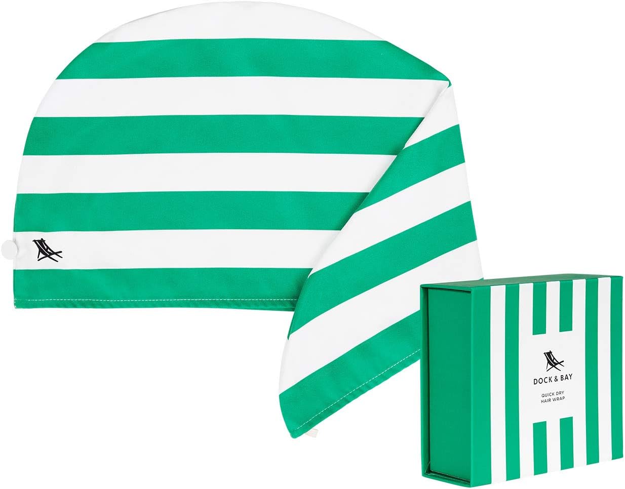 Quick Dry Hair Drying Towel - Cancun Green - One Size - quick dry towel and hair beach turban