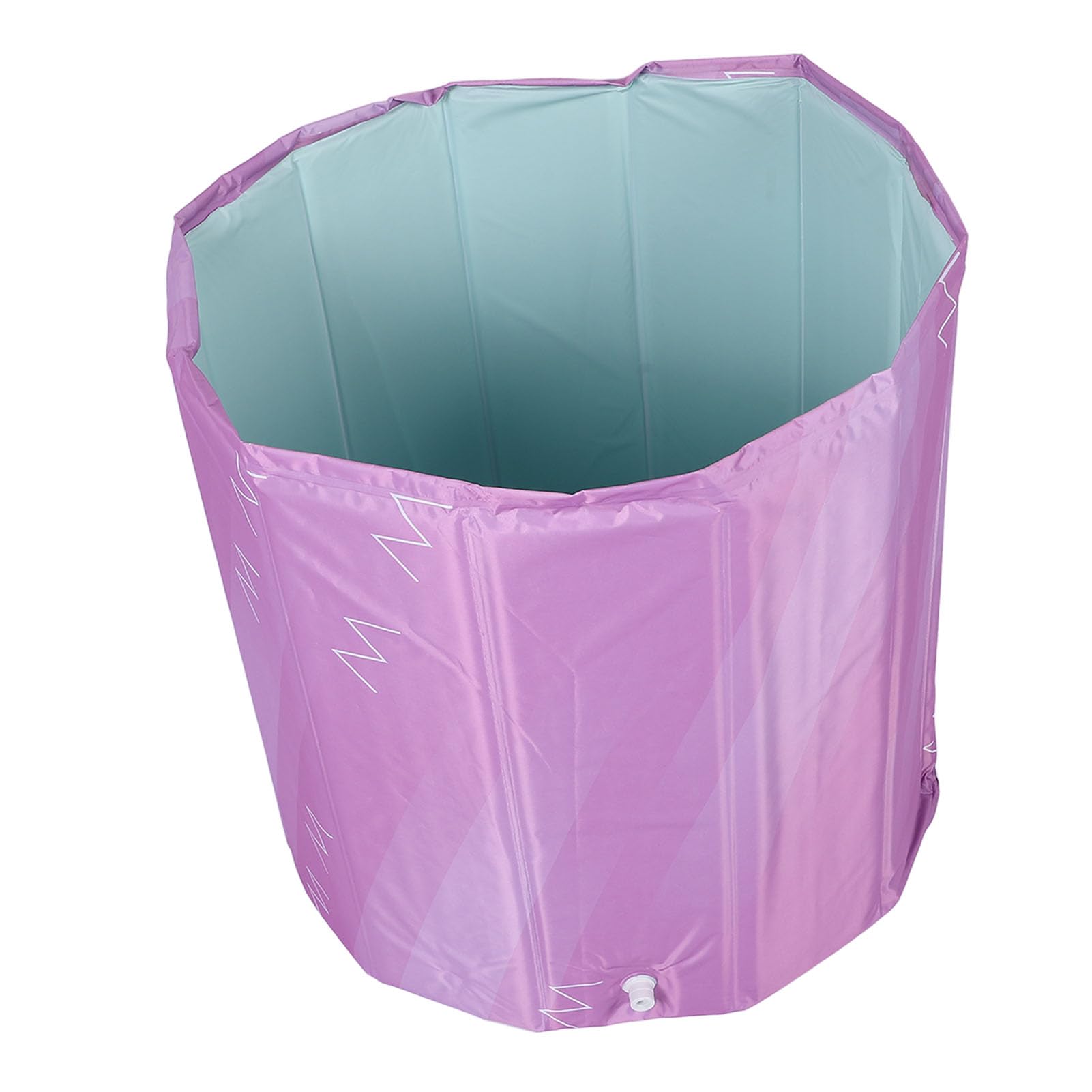 Faltbare Kalttauchwanne, 7-lagige Isolierung, Tragbare Eis-Whirlpoolwanne für Sportler, Sporttraining, PVC-Netztuch Zur Erholung (80cm)