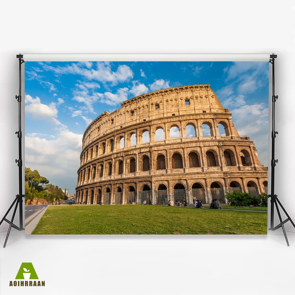 Aoihrraan 3x2m Antica Roma Colosseo Sfondo Italia Romano Storico - 3