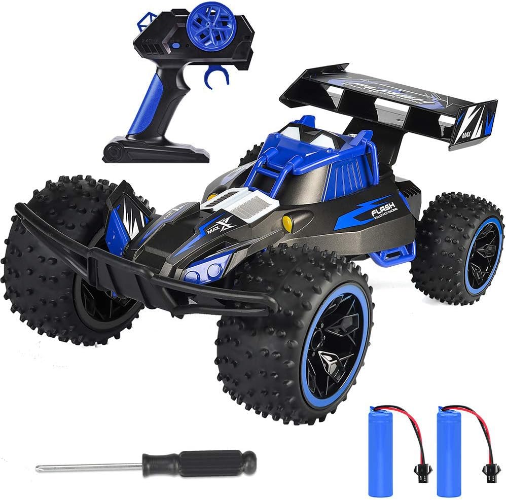 NQD Remote Control Car 2020 Updated 1:16 Scale High Speed 2.4Ghz Radio Remote All Terrain RC Car with Two Rechargeable Batteries Electric Toy Car for All Adults & Kids