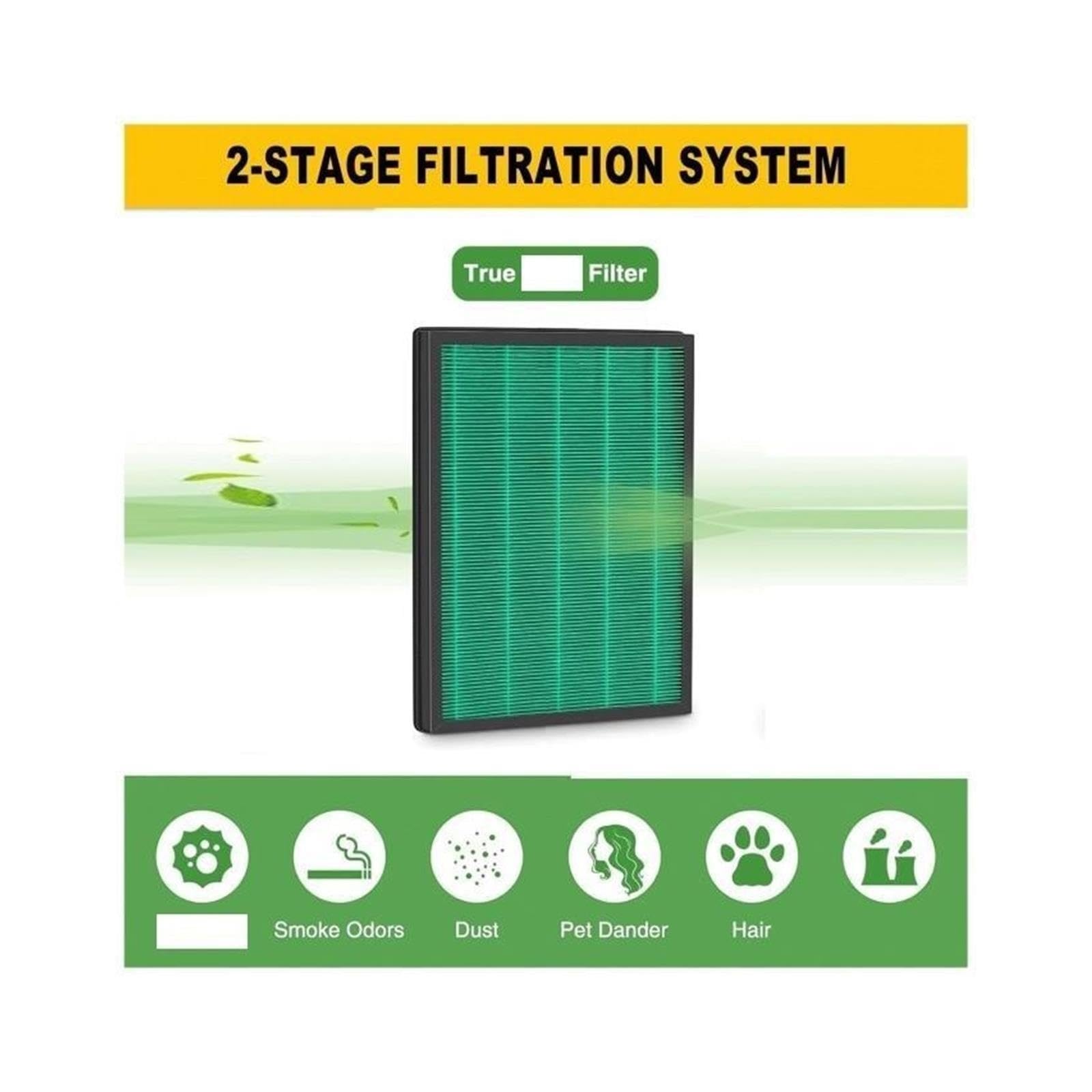 Filtro Purificador De Aire Sustituto, Compatible Con Coway AP‑1019C, Componente De Filtración De Aire Mezclado Con Pantalla De Filtración De Carbono(1pcs)