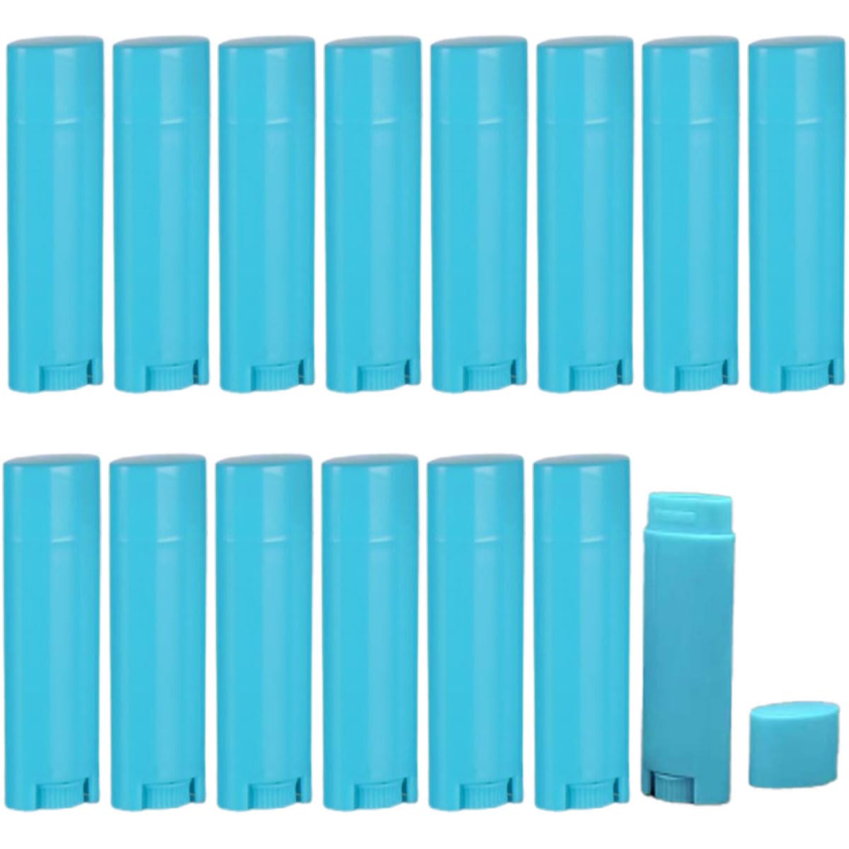 FZBNSRKO 5ml 100Pcs Empty Oval Deodorant Lip balm Tubes Containers Twist-up Refillable Containers for Lipstick Chapstick Homemade Lip