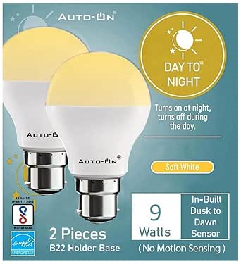 Buy Auto-ON Day/Night Sensor LED Bulb (9W) (Always ON During Night ...