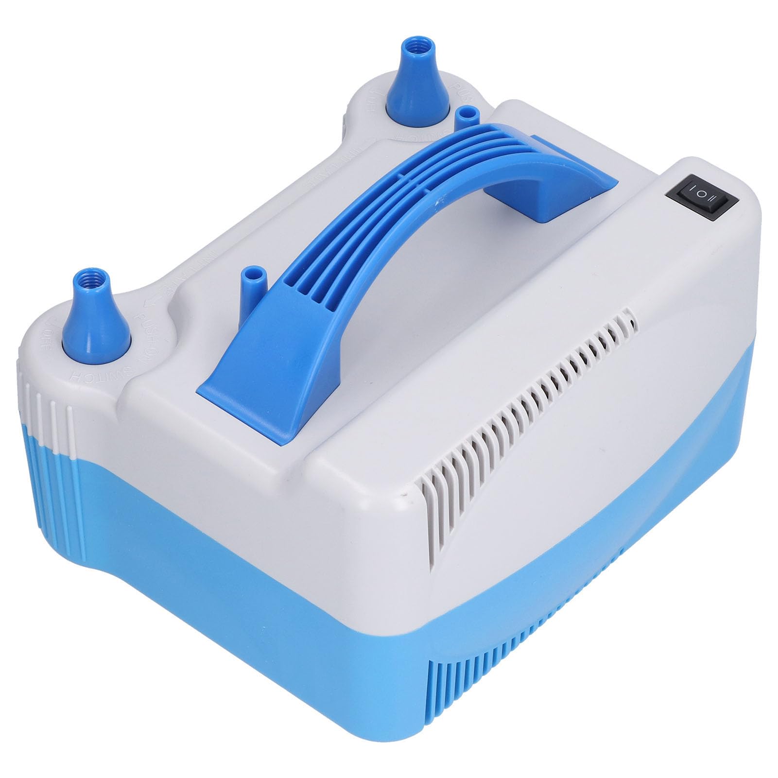 Bomba de Globo, Boquilla Dual, Estable Duradera, Protección Automática, Contenedor de Almacenamiento de Cables, para Inflar Globos