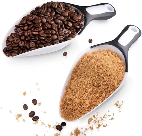 Miniatura 6 de Rockland Guard Cuchara grande para productos secos  Cuchara de hielo para máquina de hielo harina y café  Apto para lavavajillas, 1 taza medidora