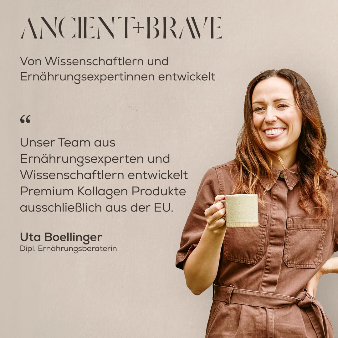 Ancient + Brave True Collagen | 200 g | 33 Portionen | Kollagen | Rinderkollagen, Kollagenhydrolysat Typ I, Proteinquelle, Ohne Zucker & Zusatzstoffe