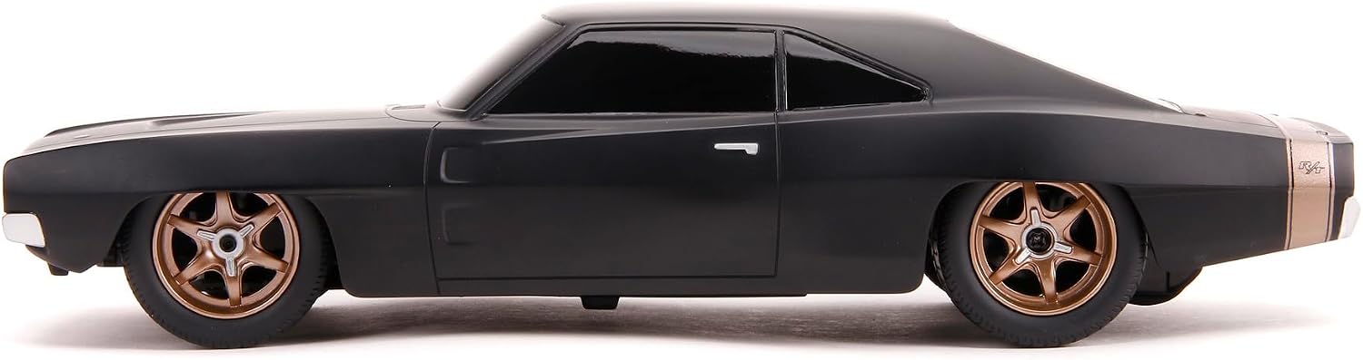 Jada Toys RC Dom's Dodge Charger 1:16 Remote Control Vehicle RC Car 253206012 Black