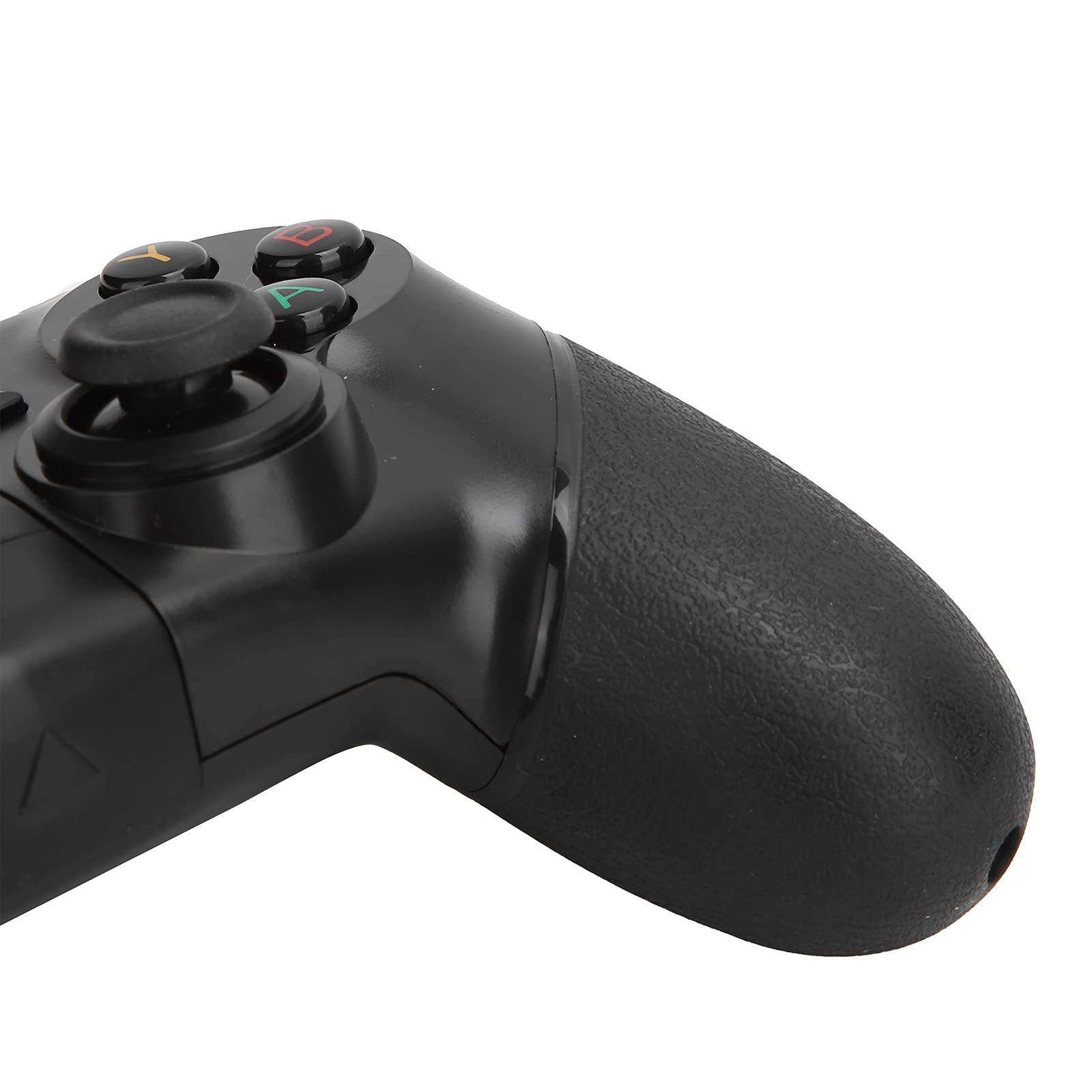 Gamepad Bluetooth, bezprzewodowy kontroler gier funkcja multimedialna do konsoli do gier PS3 do inteligentnych telewizorów do smartfonów do tabletów do komputerów PC (czarny, Pisa pochwa typ wieży)